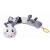 Manyuk Toys Plüss kukac, fekete-fehér - 65 cm