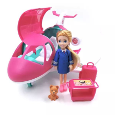 Manyuk Toys Repülőgép szett babával - 5 db-os baba