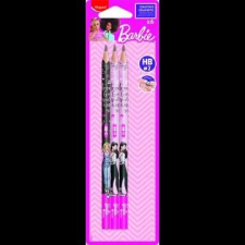 MAPED : Barbie mintás háromszögletű grafitceruza - HB, 6-db ceruza