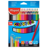 MAPED Color`Peps színes ceruza készlet, háromszögletű, 36 különböző szín