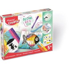 MAPED CREATIV Fújós filctoll készlet, MAPED CREATIV, Blow pen Art, pop (IMAC846710) kreatív és készségfejlesztő