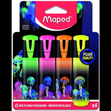 MAPED : Deep Sea szövegkiemelő készlet - 4 db-os filctoll, marker