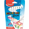  MAPED Filctoll készlet, kimosható, ecsetjellegű, MAPED „Color ’Peps Brush”, 10 különböző szín