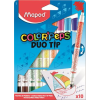 MAPED Filctoll készlet, MAPED "Color'Peps Duo Tip", 10 különböző szín