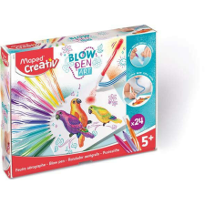 MAPED Fújós filctoll készlet, MAPED CREATIV, "Blow pen Basic" filctoll, marker