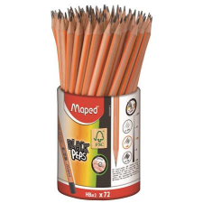 MAPED Grafitceruza, ceruzatartó, HB, háromszögletű, MAPED "Black'Peps" ceruza