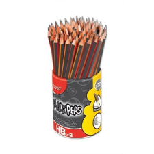 MAPED Grafitceruza, ceruzatartó, HB, háromszögletű, MAPED &quot;Black\&acute;Peps&quot; ceruza