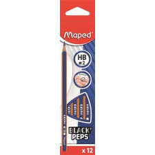 MAPED Grafitceruza, HB, háromszögletű, MAPED "Black`Peps Navy", 12db/doboz ceruza