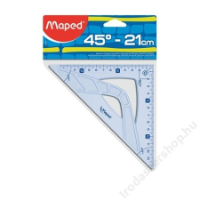 MAPED Háromszög vonalzó, műanyag, 45°, 21 cm, MAPED Graphic (IMA242421) vonalzó