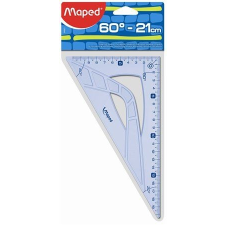 MAPED Háromszög vonalzó, műanyag, 60°, 21 cm, MAPED "Geometric" vonalzó