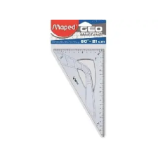 MAPED : Háromszög vonalzó, műanyag, 60°, 21 cm, MAPED  - Iskolai felszerelés vonalzó
