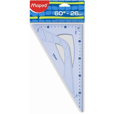 MAPED Háromszög vonalzó, műanyag, 60°, 26 cm, MAPED "Graphic" vonalzó