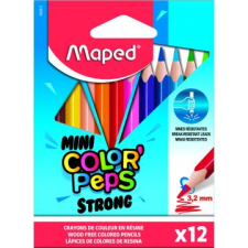 MAPED : háromszögletű színes ceruza készlet, kicsi, 12 db-os színes ceruza