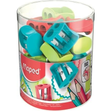 MAPED Hegyező display, kétlyukú, MAPED "Vivo" vegyes színek, 30db/disp hegyező
