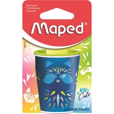 MAPED Hegyező, kétlyukú, tartályos, MAPED "Mini Cute", vegyes színek hegyező