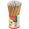 MAPED Írástanuló grafitceruza radírral, ceruzatartó, HB, háromszögletű, MAPED 