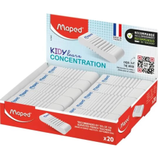 MAPED Kidy Learn Concentration Radír display 20 darabos radír