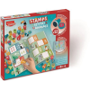 MAPED Nyomdázó készlet, foglalkoztató füzettel, MAPED CREATIV "Stamps", betűk és állatok