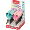 MAPED Olló display, iskolai, 13 cm, MAPED "Essentials Soft Pastel", pastell