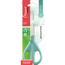 MAPED Olló, irodai, 17 cm, MAPED "Essentials Green", türkizkék olló