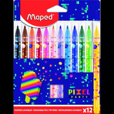MAPED : Pixel Party filctoll készlet, kimosható - 12 db-os filctoll, marker