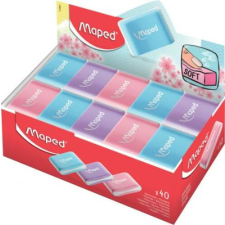 MAPED Radír display, MAPED "Essentials Soft Pastel", vegyes színek radír