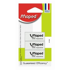 MAPED Radír, MAPED "Mini Technic", 3db/bliszt radír
