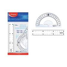 MAPED START VONALZÓKÉSZLET KICSI 4DB-OS IMA242815 1CS vonalzó