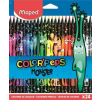MAPED Színes ceruza készlet, háromszögletű, MAPED "Color`Peps Monster" 24 különböző szín