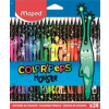MAPED Színes ceruza készlet, háromszögletű, MAPED Color`Peps Monster 24 különböző szín (IMA862624)