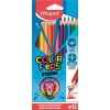 MAPED Színes ceruza készlet, háromszögletű, MAPED  Color Peps Strong , 12 különböző szín