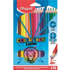 MAPED Színes ceruza készlet, háromszögletű, MAPED  Color Peps Strong , 18 különböző szín