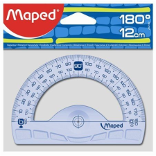 MAPED Szögmérő, műanyag, 180°, MAPED "Geometric" vonalzó