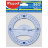 MAPED Szögmérő, műanyag, 360°, MAPED "Geometric"