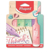 MAPED Szövegkiemelő, 1-5 mm, MAPED "Fluo Peps Flex Pastel", pasztell szín, vegyes készletek