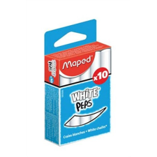 MAPED táblakréta fehér hengeres 5mm 10db/doboz kréta