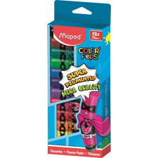 MAPED Tempera készlet 12 szín, 12x12 ml, maped 810510 tempera