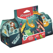 MAPED Tolltartó, cipzáras, töltött, MAPED &quot;Jungle Fever&quot; tolltartó