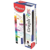 MAPED Tűfilc, 0,4 mm, MAPED "Graph'Peps", sötétkék