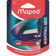 MAPED Tűzőgép, 24/6, 26/6, 15 lap, MAPED Nightfall Mini, metálfényű (IMA404041) tűzőgép