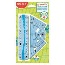 MAPED Vonalzókészlet, kicsi, műanyag, hajlítható, 4 darabos, maped "flex" 244069 vonalzó