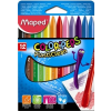 MAPED Zsírkréta, MAPED Color`Peps, 12 különböző szín (IMA862011)