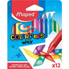 MAPED Zsírkréta, MAPED &quot;Color&#039;Peps Wax&quot;, 12 különböző szín kréta