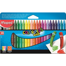 MAPED Zsírkréta, MAPED &quot;Color&#039;Peps Wax&quot;, 24 különböző szín kréta