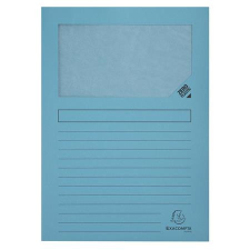  Mappa, ablakos, karton, EXACOMPTA "Forever®", kék mappa