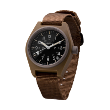 Marathon Desert Tan General Purpose Quartz with Date (GPQ) - 34mm karóra