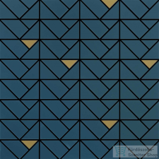 Marazzi Eclettica Bronze Mosaico Blue 40x40 fali csempe M3JH csempe