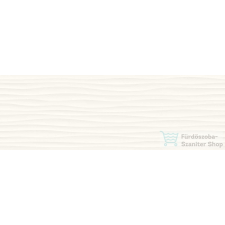 Marazzi Eclettica White Struttura Wave 3D 40x120 cm-es fali csempe M1J4 csempe