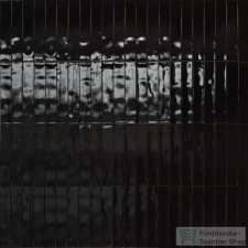 Marazzi Luz Nero Lux 5,3x30 cm-es falicsempe,MFN1 csempe