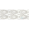 Marazzi Marbleplay Decoro Net White 30x90 cm-es fali dekor csempe M4PZ